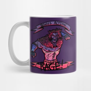 Bonus Action!! RAGE!!! Mug